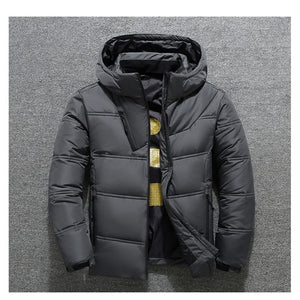 Winter Jacket Mens Quality Thermal Thick Coat Snow Red Black Parka Male Warm Outwear Fashion