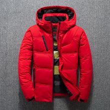 Load image into Gallery viewer, Winter Jacket Mens Quality Thermal Thick Coat Snow Red Black Parka Male Warm Outwear Fashion