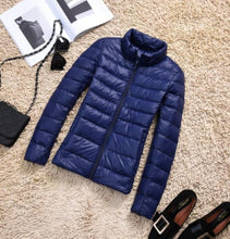 Load image into Gallery viewer, New Brand 90% White Duck Down Jacket Women Autumn Winter Warm Coat Lady Ultralight Duck Down Jacket Female Windproof Parka