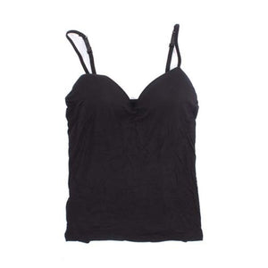 New Fashion Hot Sexy Women Padded Bra Spaghetti Strap Tops Camisole Push Up Bra Vest Tank Cami Sleeveless V Neck