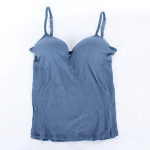 New Fashion Hot Sexy Women Padded Bra Spaghetti Strap Tops Camisole Push Up Bra Vest Tank Cami Sleeveless V Neck