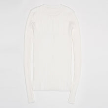 Load image into Gallery viewer, Women Sweater Pullover Basic Rib Knitted Cotton Tops Solid Crew Neck Essential Jumper Long Sleeve Sweaters With Thumb Hole