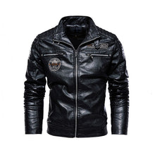 Load image into Gallery viewer, Men&#39;s Natural Real Leather Jacket Men Motorcycle Hip Hop Biker Winter Coat Men Warm Genuine Leather Jackets plus size 3XL