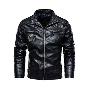 Men's Natural Real Leather Jacket Men Motorcycle Hip Hop Biker Winter Coat Men Warm Genuine Leather Jackets plus size 3XL