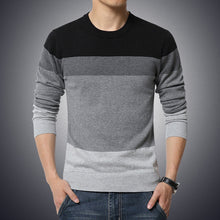 Load image into Gallery viewer, Casual Men&#39;s O-Neck Striped Sweater