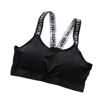 Load image into Gallery viewer, Women Crop Top Cropped Mujer Casual High Elastic Bodybuilding Padded Bra Tank Top Vest Fitness Stretch Women Tanks Workout Bras